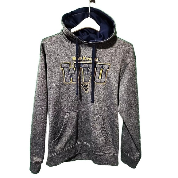 Majestic Other - West Virginia University Pullover Hoodie Grey Excellent Condition Medium